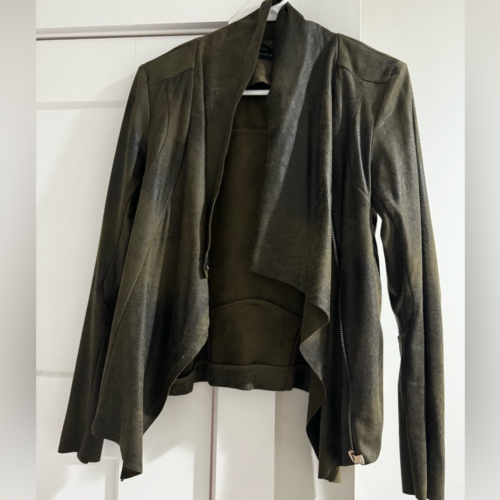 Zara Faux Suede Jacket